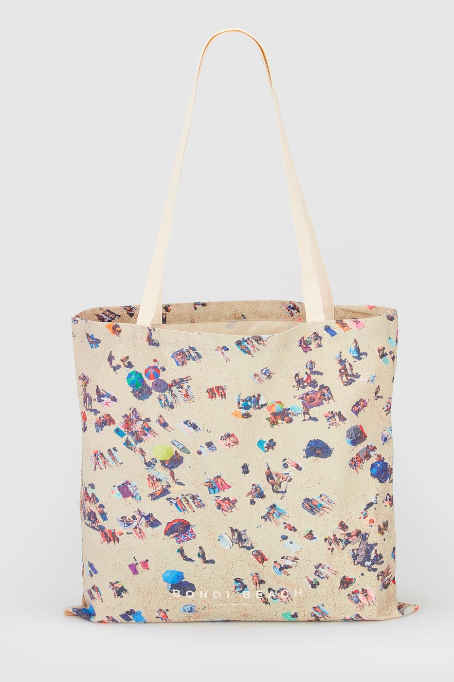 Bondi Crowd Canvas Tote Bag