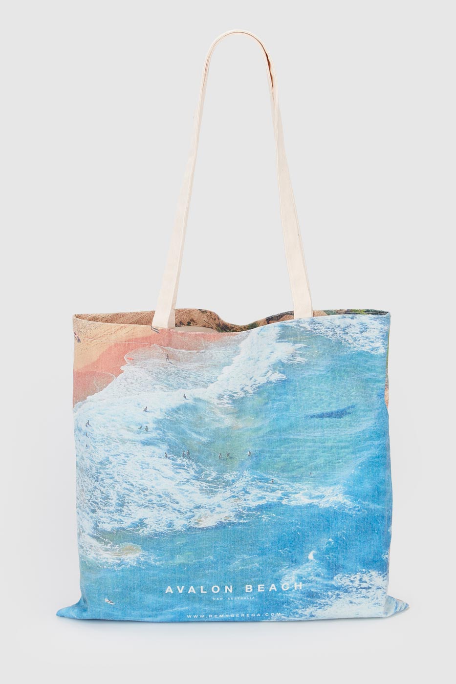 Avalon Beach Canvas Tote Bag