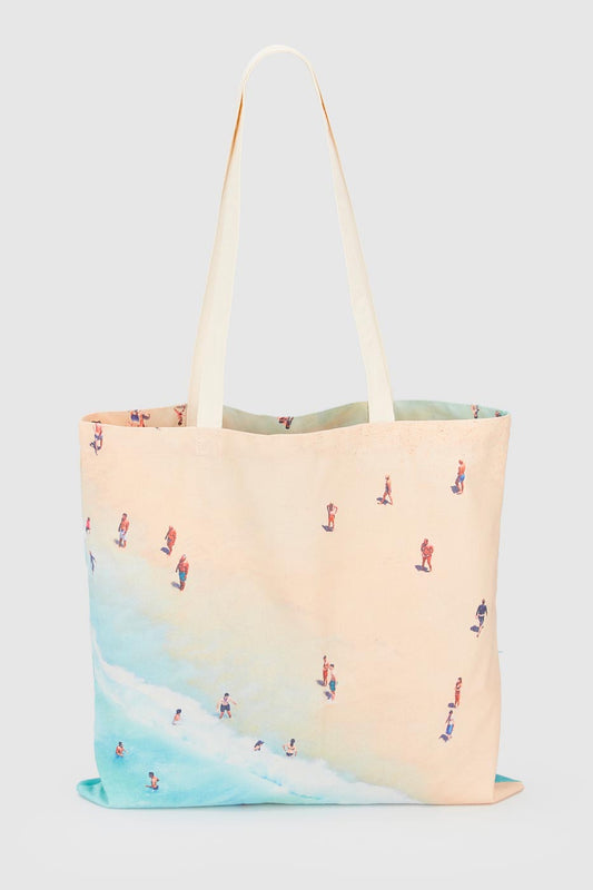 Bronte Beach Canvas Tote Bag