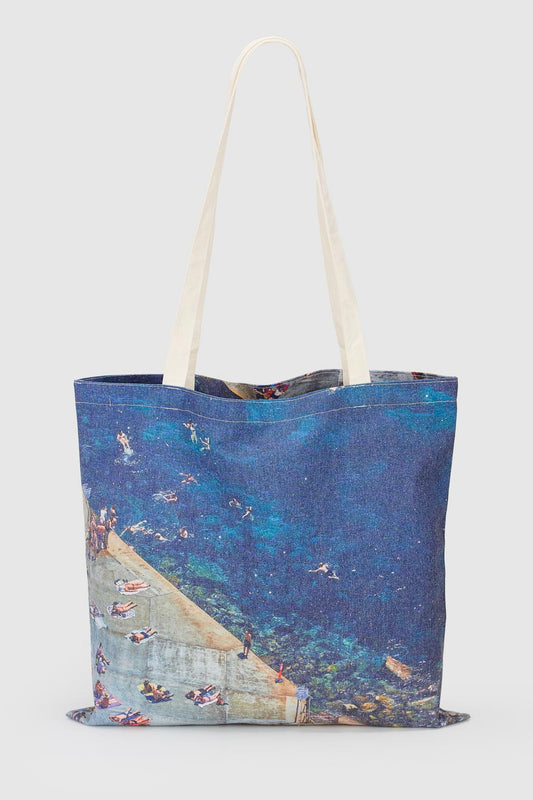 Clovelly Canvas Tote Bag