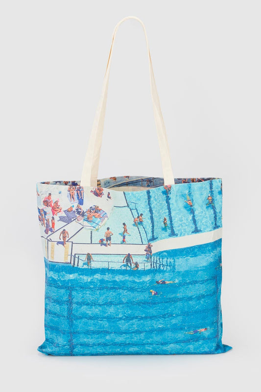 Bondi Swimmers Canvas Tote Bag